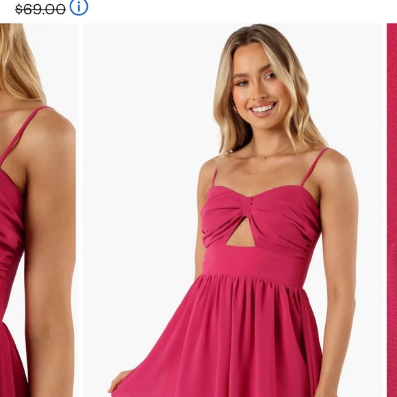 Petal & Pup Vibrant Pink Dress - Picture 9 of 9